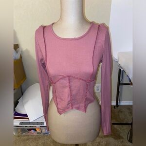 Junior’s Vibe Long Sleeve Blouse Size Small